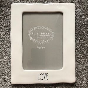 Rae Dunn Love Frame 5x7